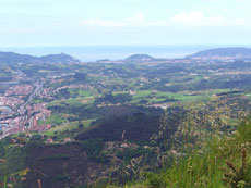 Bah�a de la Concha desde la cima de Buruntza