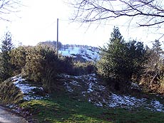 Imagen del sendero que sube hacia la cima de Aldure