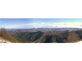 Vista panorámica desde el monte Azketa. Ampliar