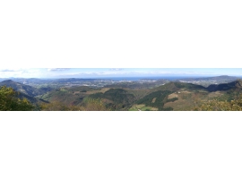 Vista panorámica desde Urdaburu. Ampliar